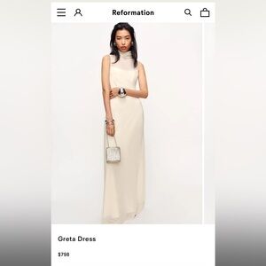 Reformation Greta dress new with tags